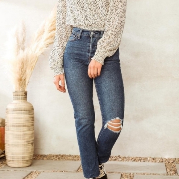 Levi's wedgie straight high rise jeans size 10 short W30 L28 - Picture 1 of 10